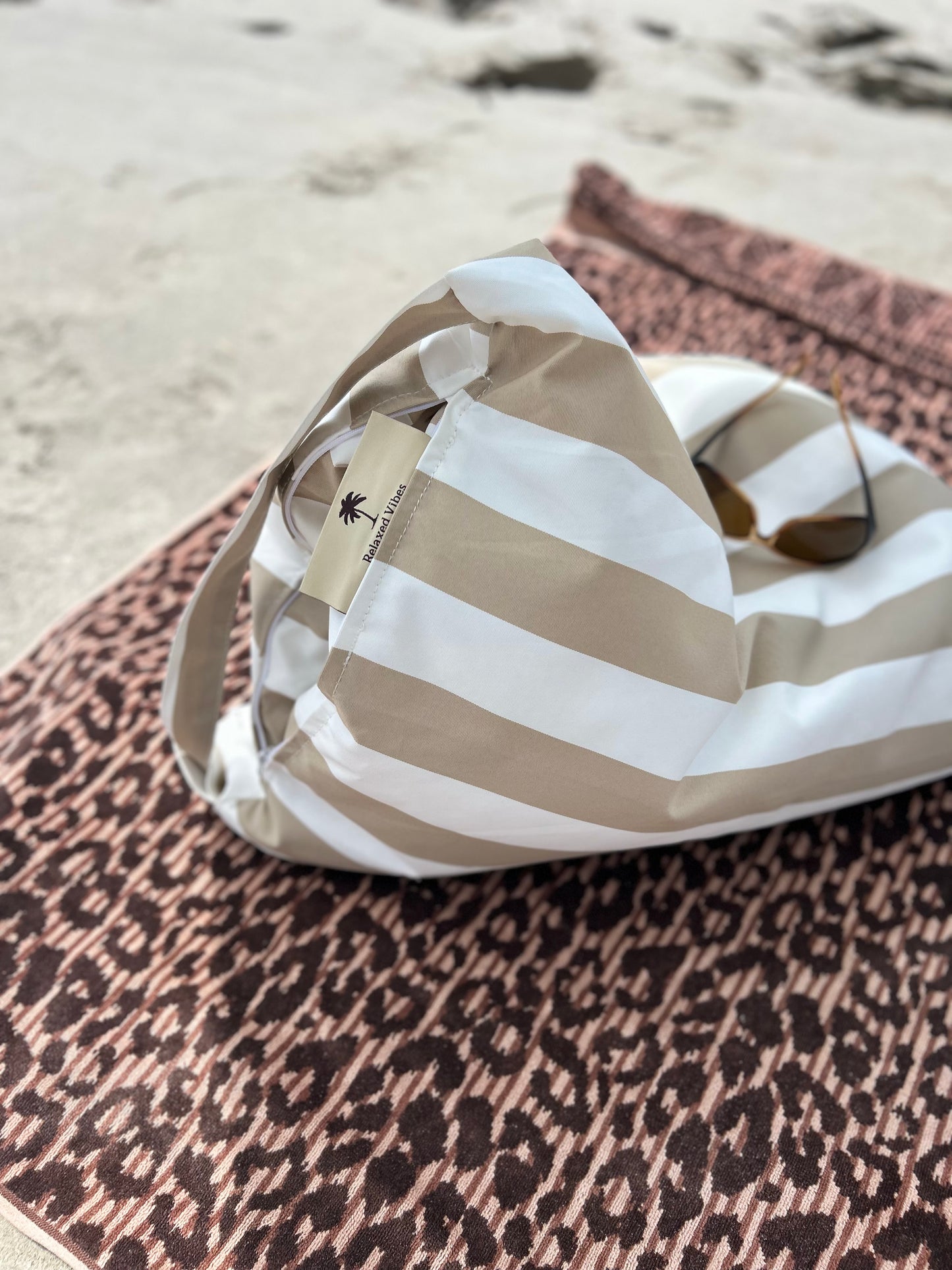 Joey Bean Bag- Wheat Stripe