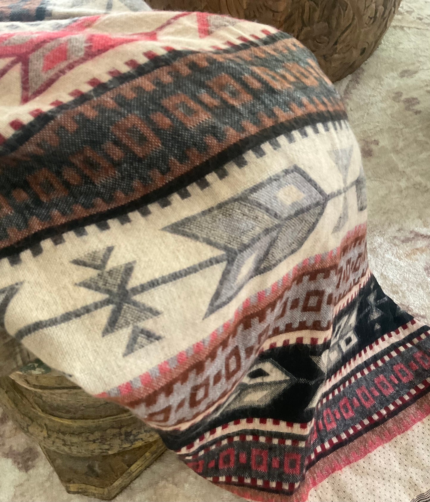 TIBETAN BLANKET SHAWL