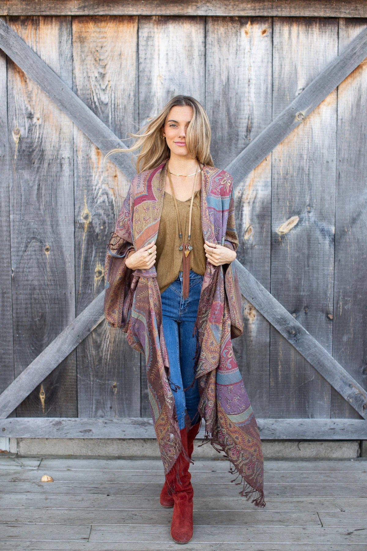 Kimono Shawl - Multi