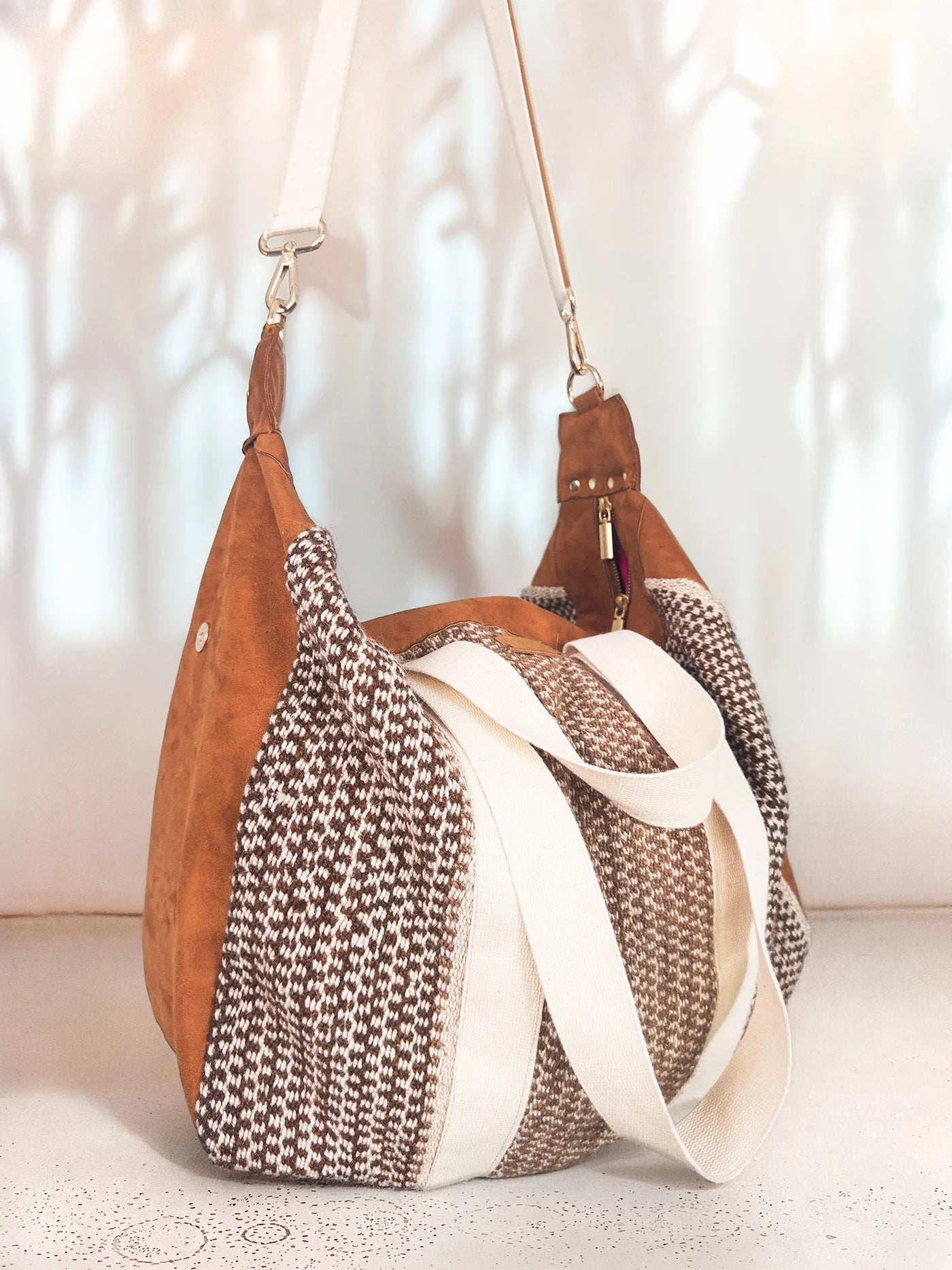Andes Weekender - Alpaca and Suede