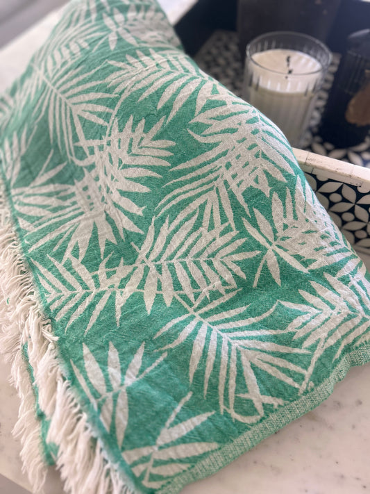 Turkish Throw - Palm