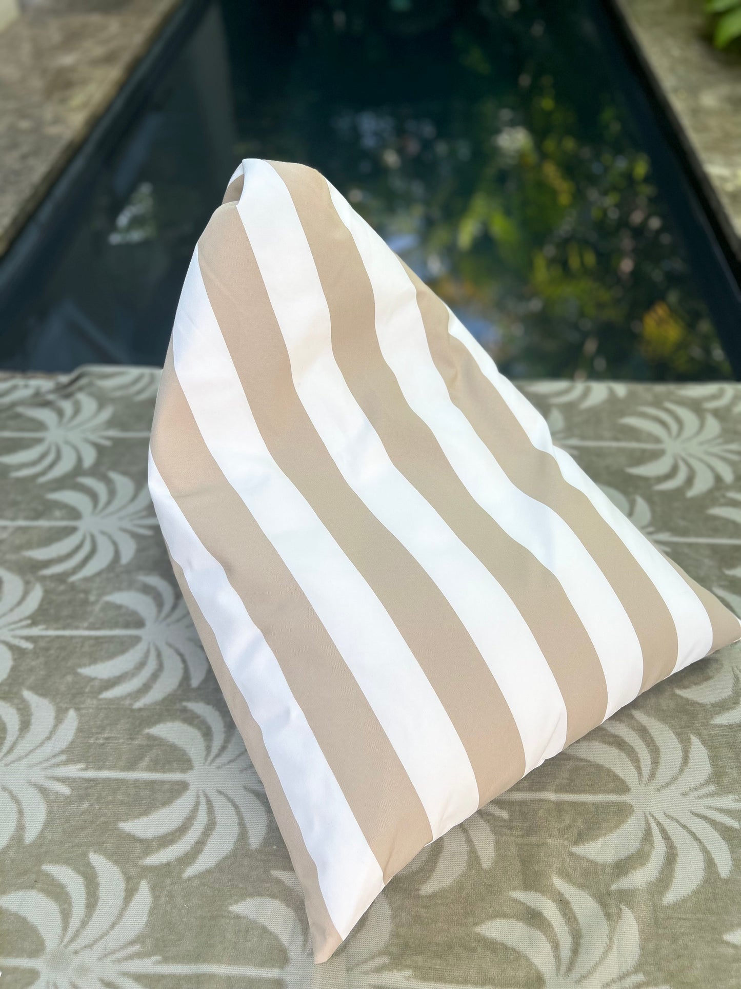 Joey Bean Bag- Wheat Stripe