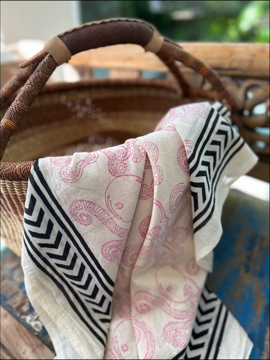Octopus Sarong-Pink