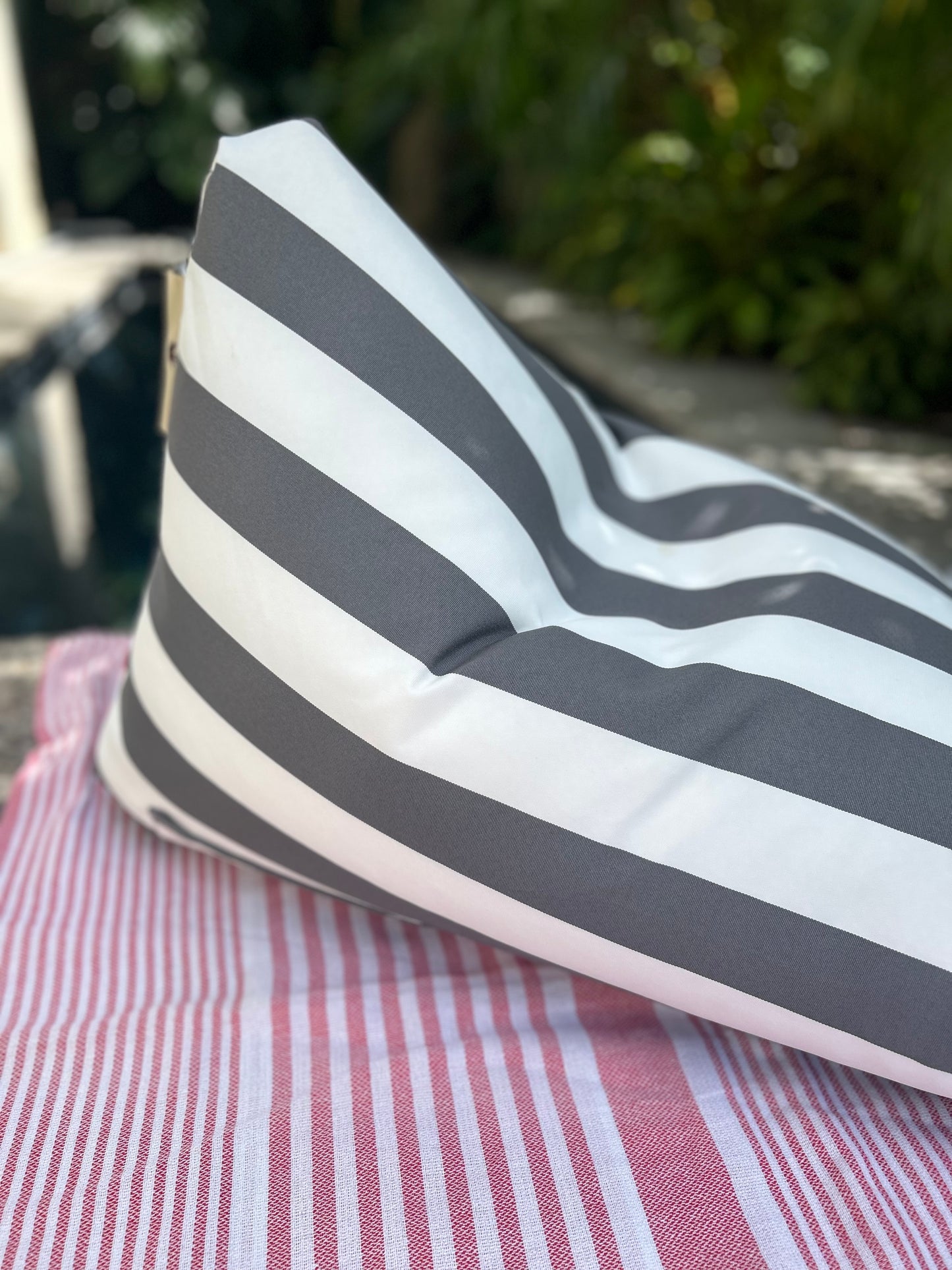 Joey Bean Bag - Grey Stripe