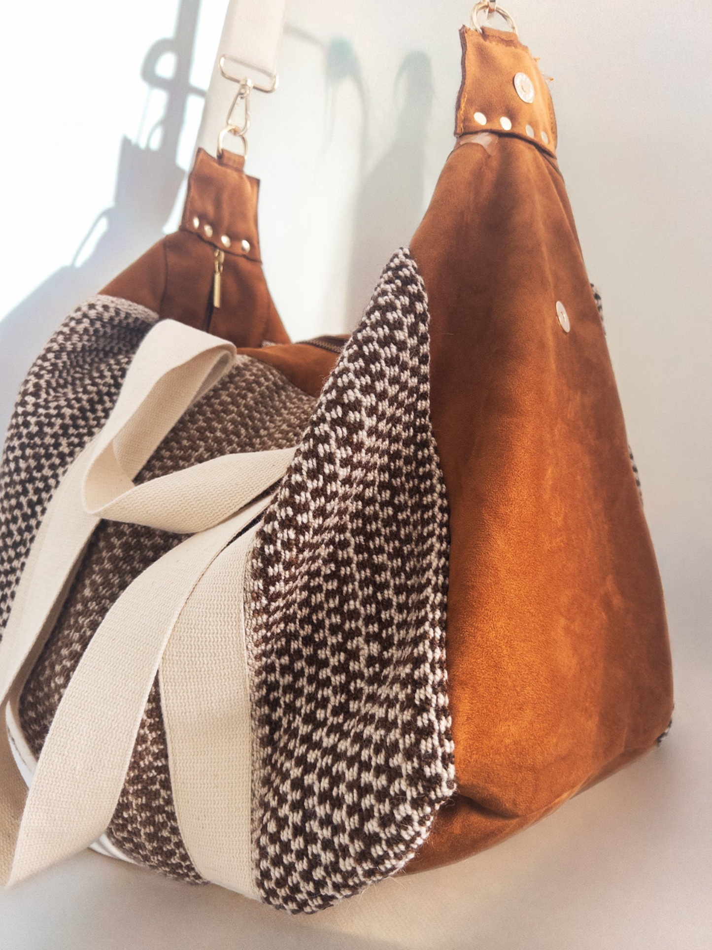 Andes Weekender - Alpaca and Suede