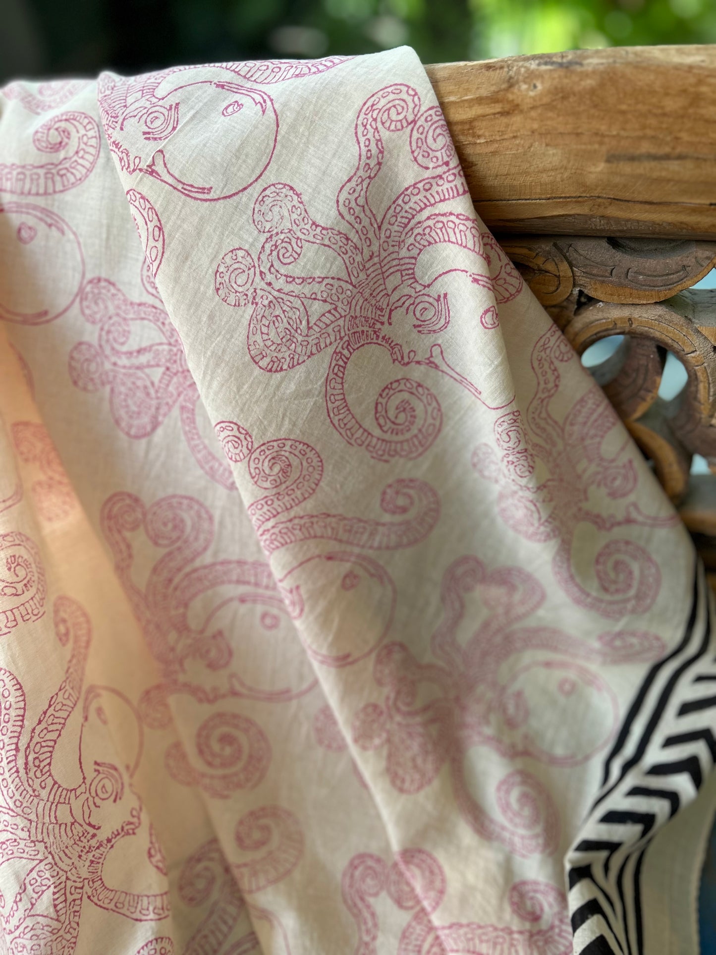 Octopus Sarong-Pink