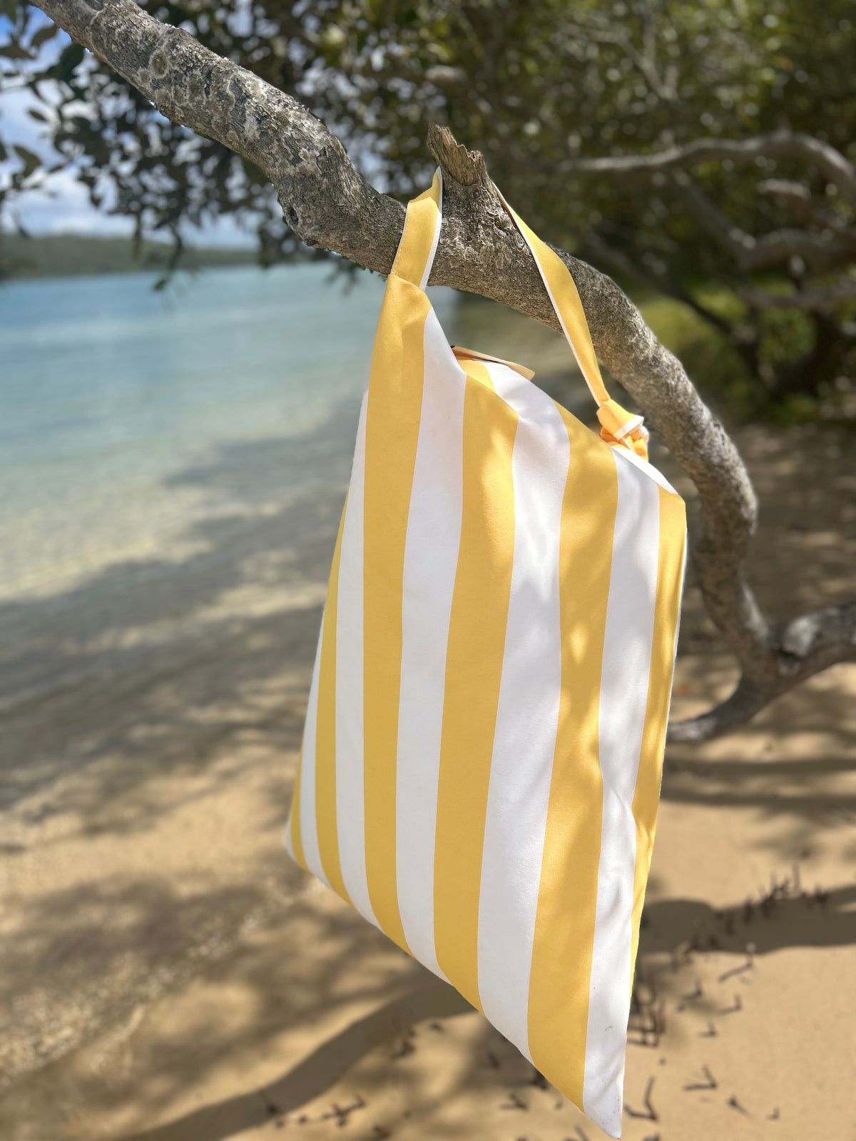 Joey Bean Bag- yellow stripe