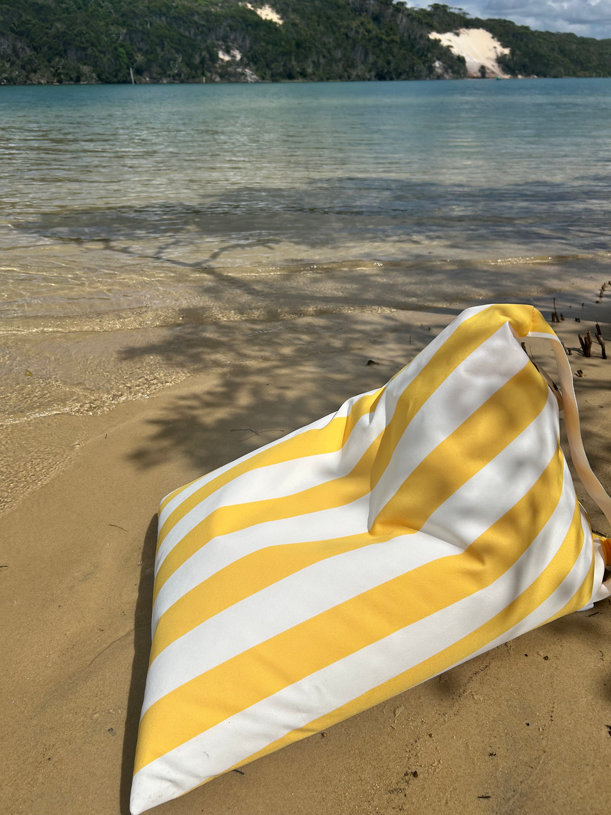 Joey Bean Bag- yellow stripe