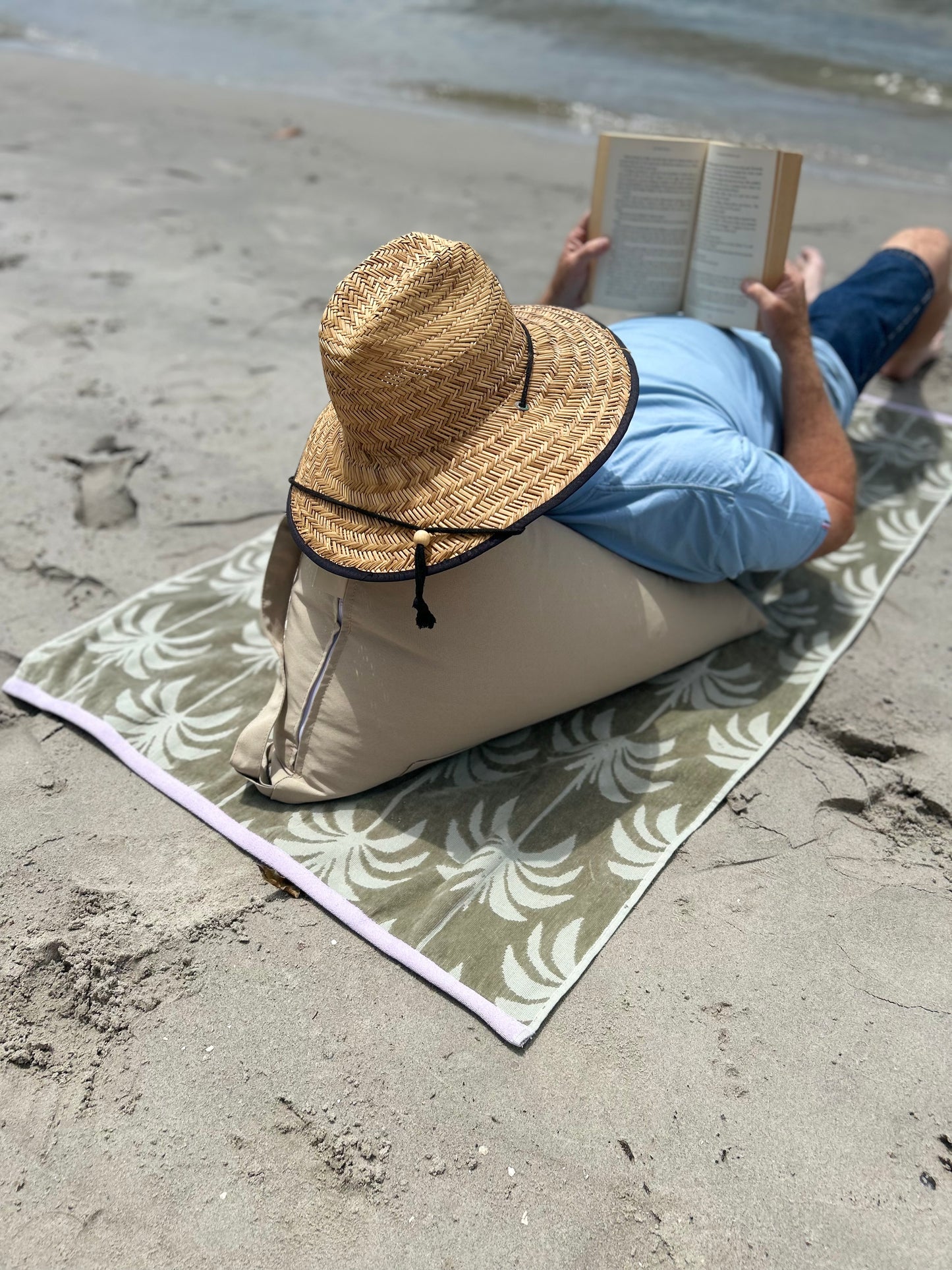 Joey Bean Bag- Wheat Stripe