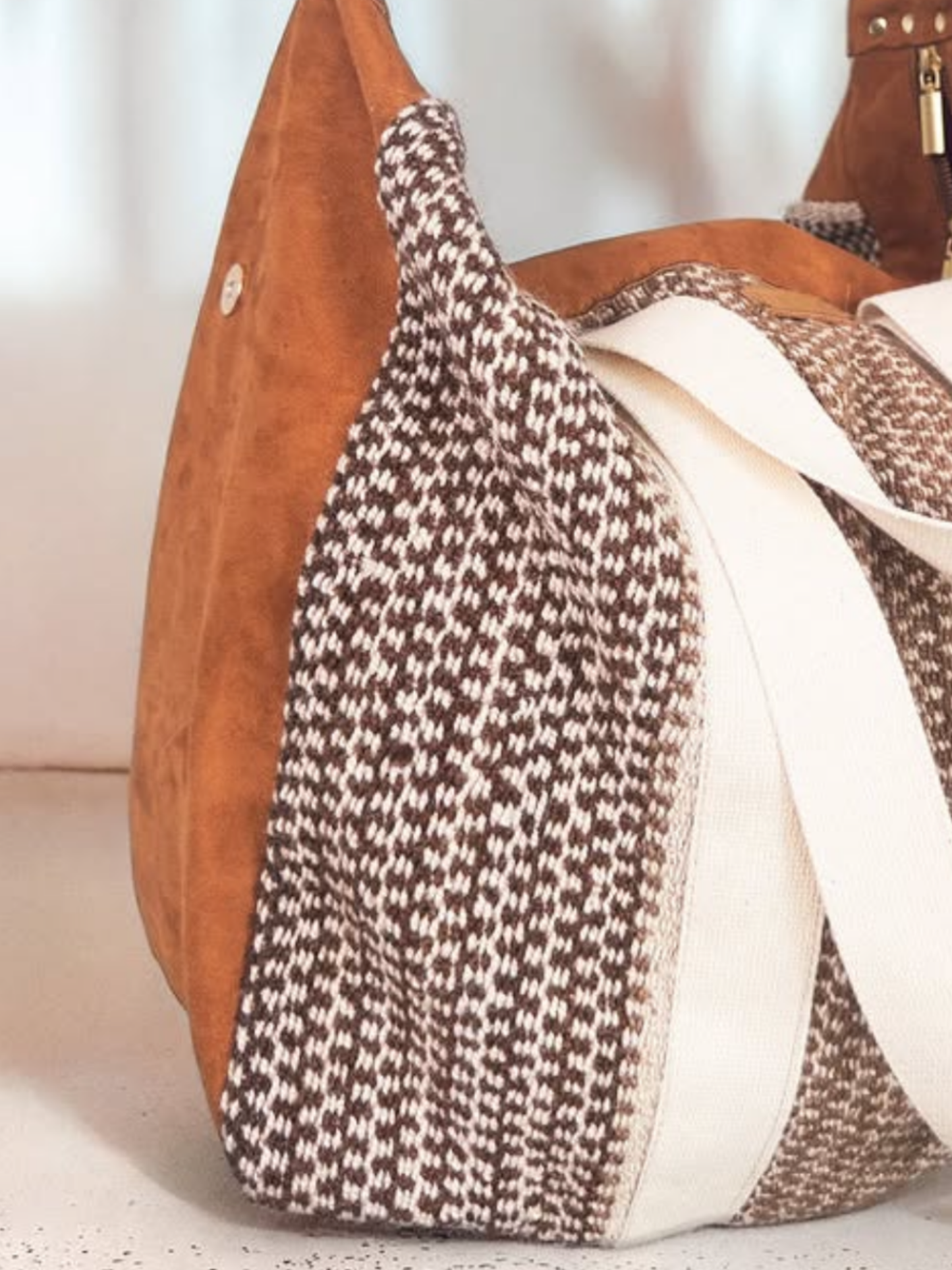 Andes Weekender - Alpaca and Suede