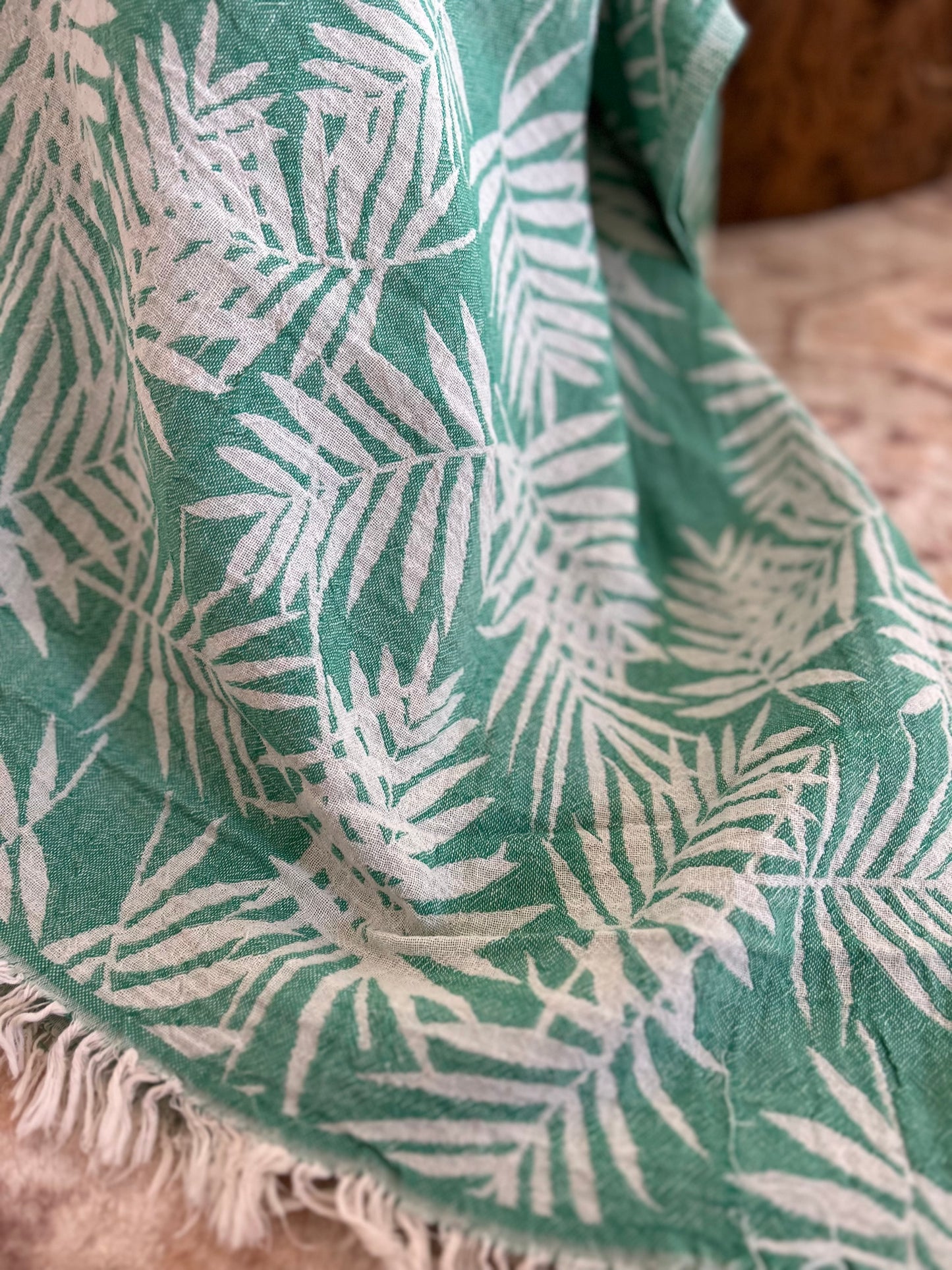 Turkish Throw - Palm