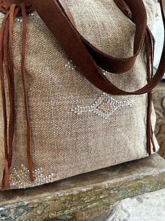 CACTUS SILK BAG - CINNAMON