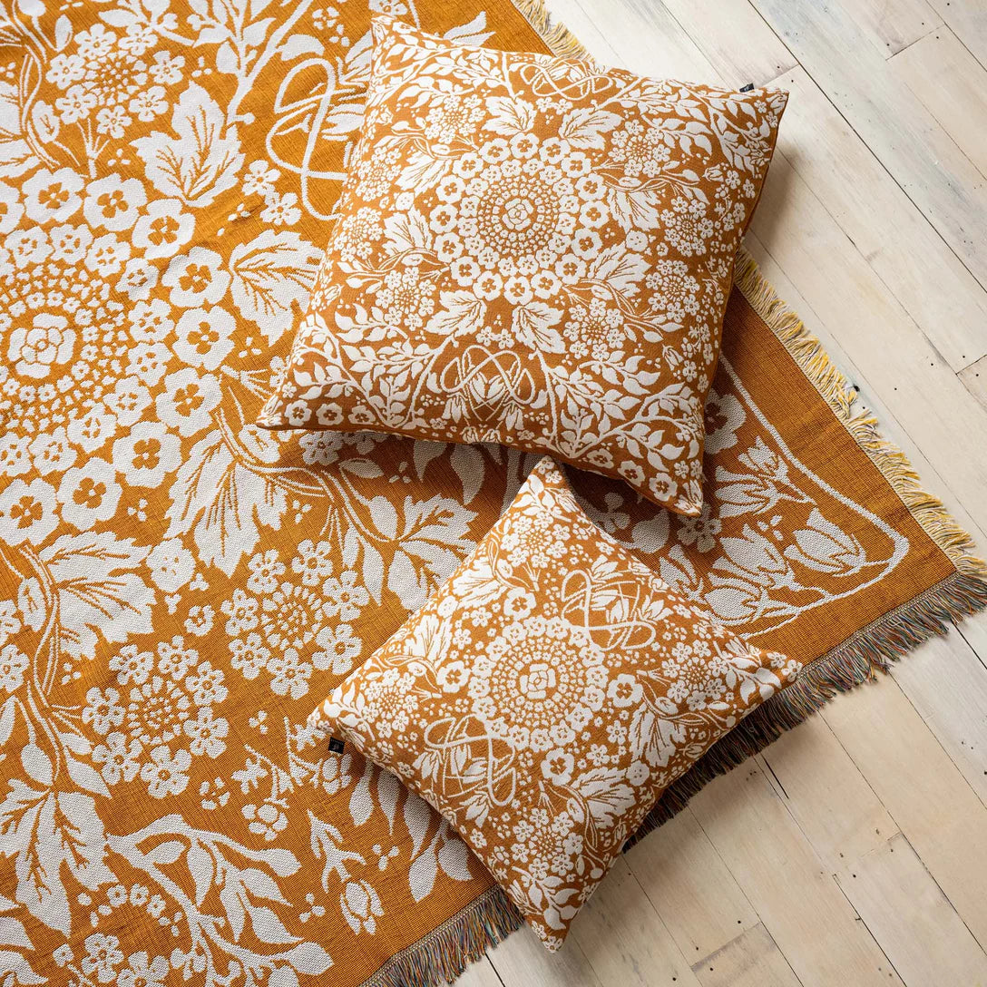 GOLDEN SLUMBERS WOVEN SCATTER CUSHION COVER